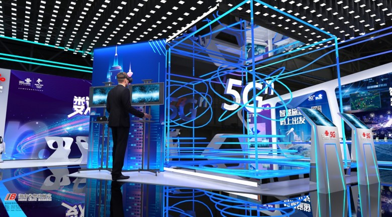 中國(guó)聯(lián)通5G展臺(tái) (4)